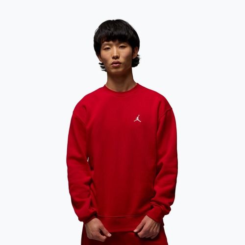 Bluza męska Jordan Brooklyn Fleece Crew gym red/white