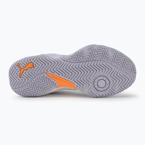 Buty do piłki ręcznej damskie PUMA Solarstrike 4 puma white/heat fire/lilac crush berry