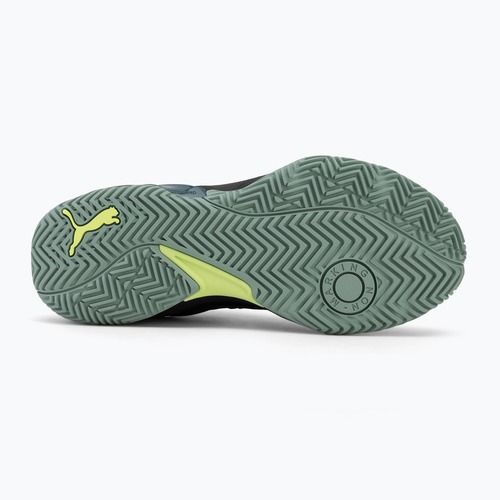 Buty do piłki ręcznej męskie PUMA Solarstrike 4 puma black/green terrain/fizzy light