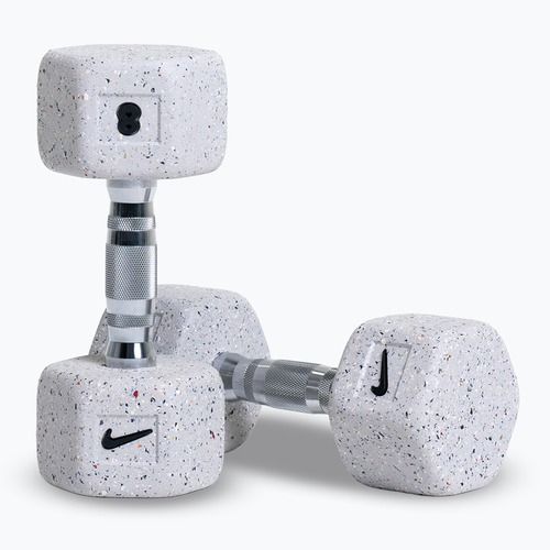 Hantle Nike Strength Grind Hex Dumbbell 2 x 8 kg wolf grey