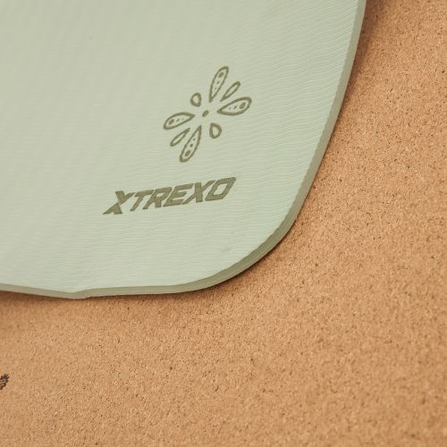 Mata do jogi XTREXO korkowa 6 mm naturalny