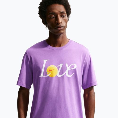 Koszulka tenisowa męska Nike Court Love bright violet