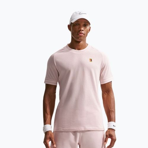 Koszulka tenisowa męska Nike Court Heritage silt red