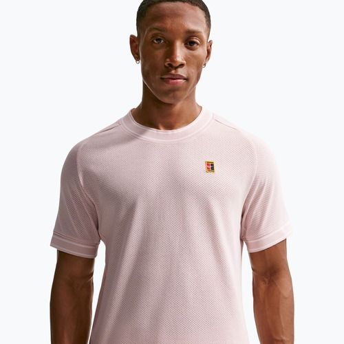 Koszulka tenisowa męska Nike Court Heritage silt red