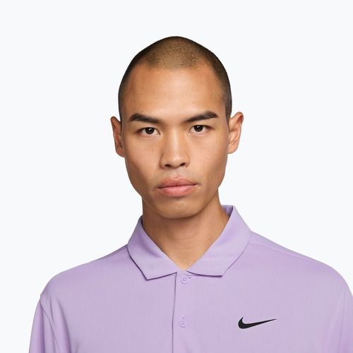 Koszulka tenisowa męska Nike Court Dri-Fit Polo Solid violet mist/black