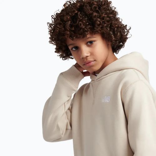Bluza dziecięca New Balance French Terry Small Logo Hoodie timberwolf
