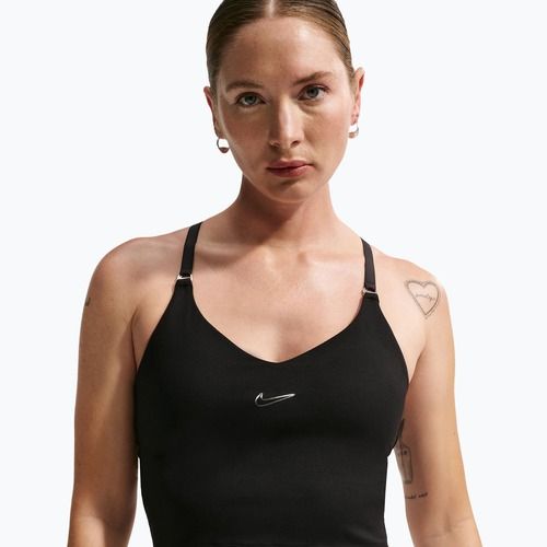 Biustonosz treningowy Nike Light Support Padded black