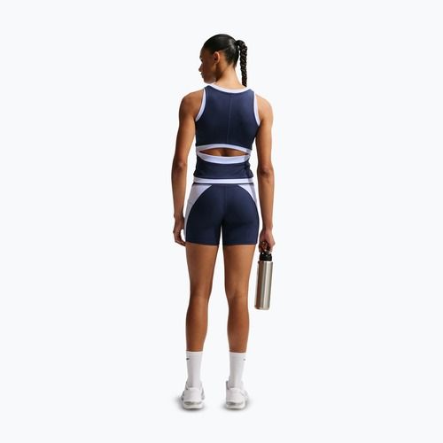 Koszulka treningowa damska Nike One Dri-Fit midnight navy/hydrogen blue/white