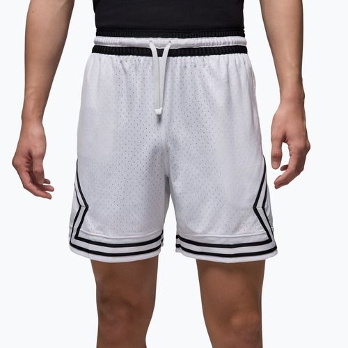 Spodenki koszykarskie męskie Jordan Mesh Diamond 4" white/black/black