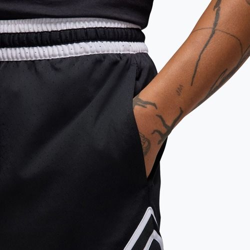 Spodenki koszykarskie męskie Jordan Mesh Diamond 4" black/white/white