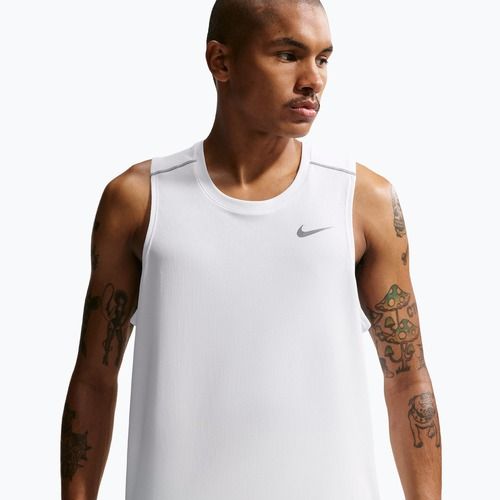 Koszulka do biegania męska Nike Miler Dri-Fit white