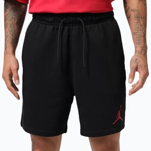 Spodenki męskie Jordan Fleece black/gym red