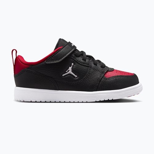 Buty dziecięce Jordan Court Connect Low black/gym red/white