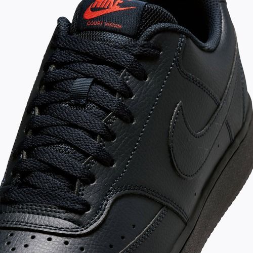 Buty męskie Nike Court Vision Low Next Nature dark obsidian/picante red/dark obsidian