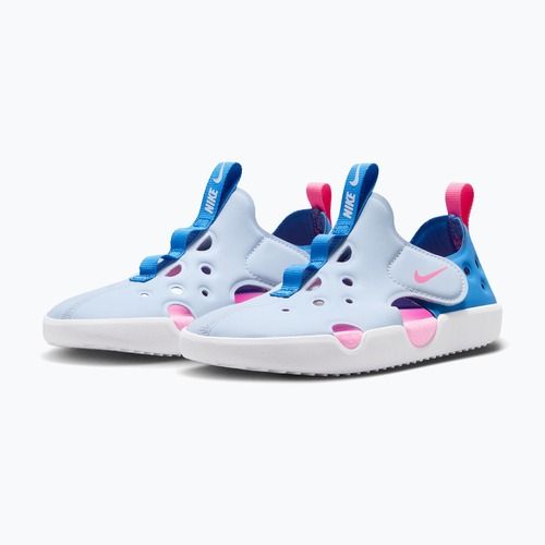 Sandały dziecięce Nike Sunray Protect 4 HF6277 hydrogen blue/blue crystal/pink glow