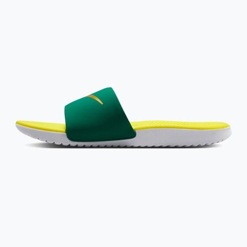 Klapki Nike Kawa malachite/sonic yellow/metallic gold