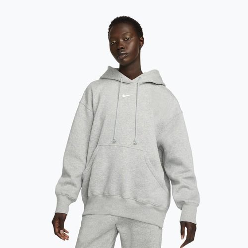 Bluza damska Nike Sportswear Phoenix Fleece Oversized dark grey heather/sail