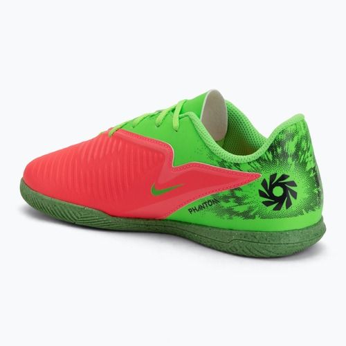 Buty piłkarskie dziecięce Nike Jr. Phantom 6 Low Club Erling Haaland IC hot punch/green strike/black