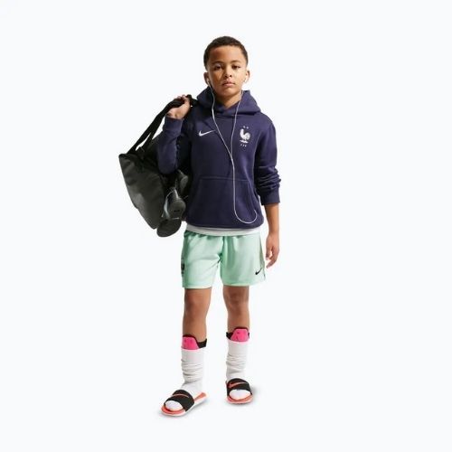 Spodenki piłkarskie dziecięce Nike FFF 2026 Stadium Away igloo/monarch/monarch