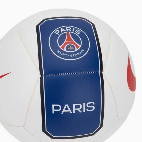 Piłka do piłki nożnej Nike Pitch Paris-Saint Germain white/old royal rozmiar 5