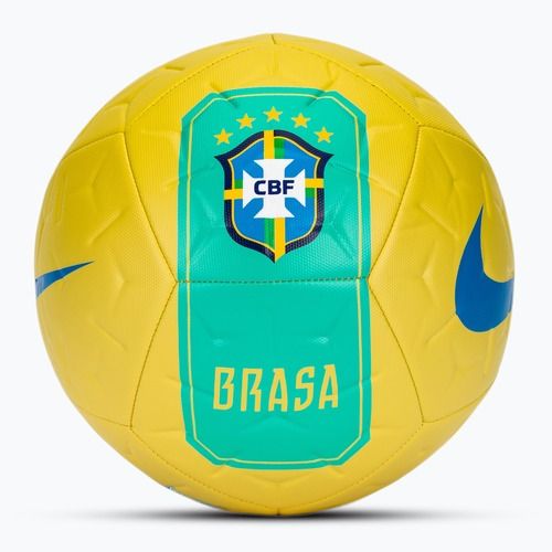 Piłka do piłki nożnej Nike Academy Brazil canary/light menta rozmiar 5