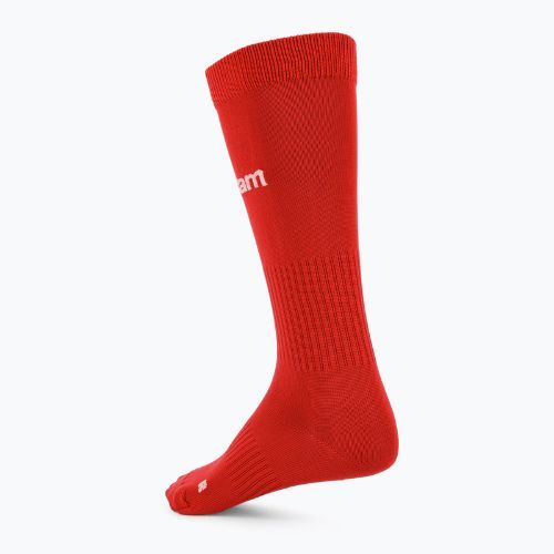 Skarpety piłkarskie OneTeam Precision football socks zestaw 2-pack czerwony