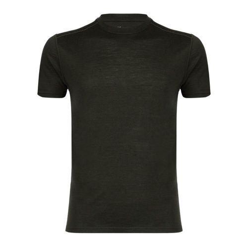 Koszulka termoaktywna męska WOOLCANO Merino 100% TEE0546 zielony