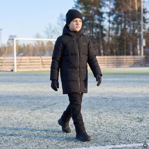 Płaszcz ocieplany dziecięcy KADVA Ravi ECO czarny