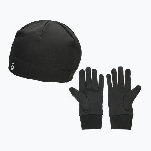 Czapka + rękawiczki ASICS Winter Pack performance black