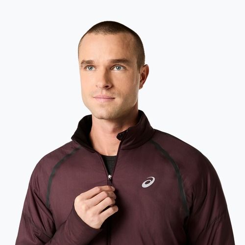 Kurtka do biegania męska ASICS Road Winter Jacket dark currant