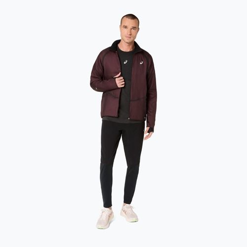 Kurtka do biegania męska ASICS Road Winter Jacket dark currant