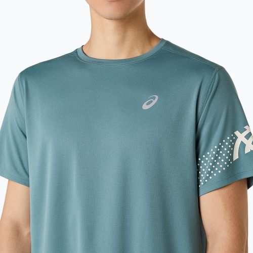 Koszulka do biegania męska ASICS Icon foggy teal