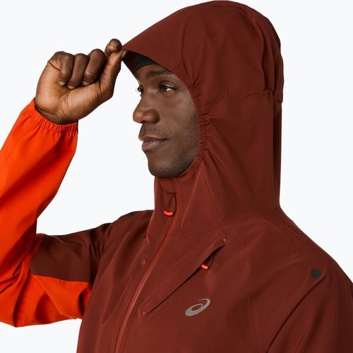 Kurtka do biegania męska ASICS Metarun Legend Jacket cherry tomato/singed red