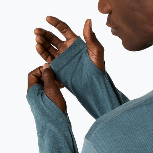 Longsleeve do biegania męski ASICS Road Seamless foggy teal
