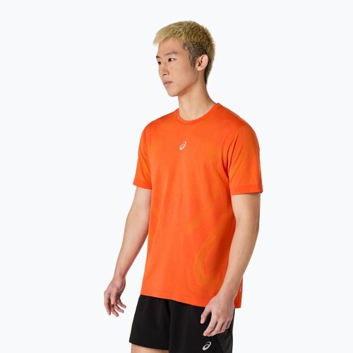 Koszulka do biegania męska ASICS Road Seamless energy orange