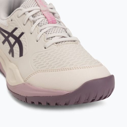 Buty do tenisa dziecięce ASICS Gel-Resolution X GS soft oat/dark aubergine