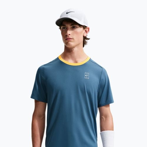 Koszulka męska Nike Court Dri-Fit Advantage new slate/laser orange/white