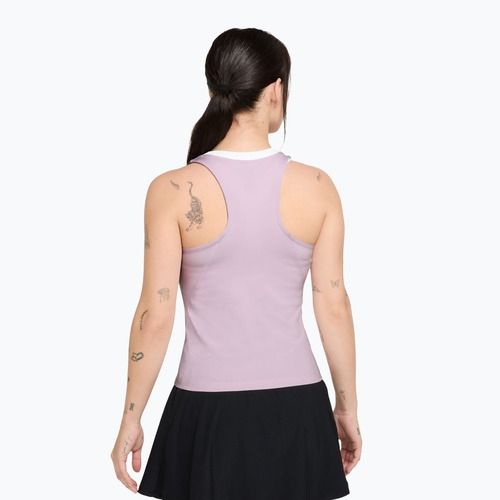 Koszulka damska Nike Court Dri-Fit Advantage bleached lilac/white