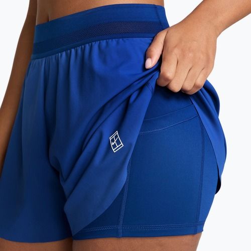 Spodenki tenisowe damskie Nike Court Dri-Fit Ace Advantage old royal/white
