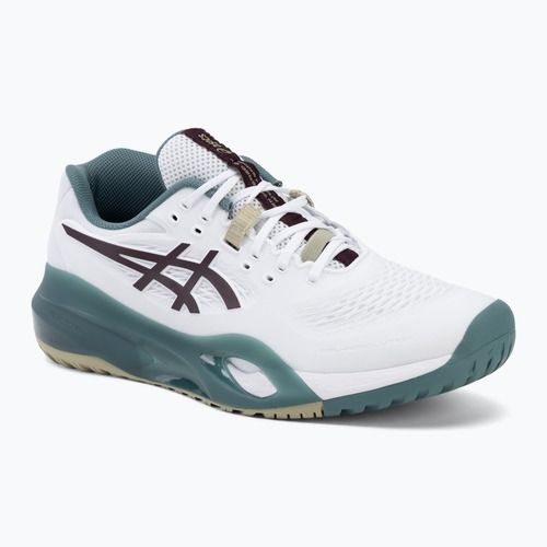 Buty do tenisa męskie ASICS Gel-Resolution X white/dark aubergine