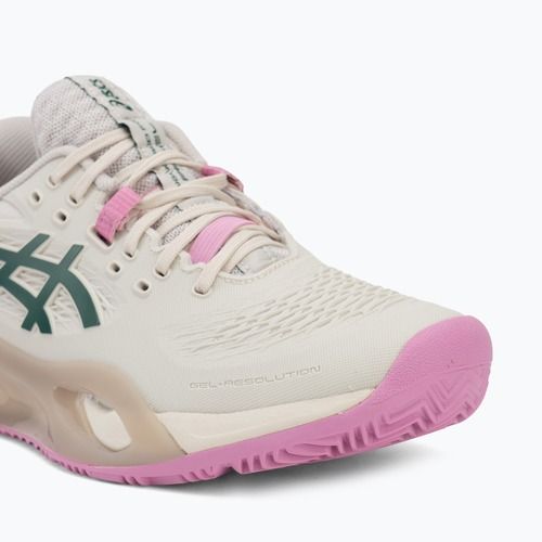 Buty do padla damskie ASICS Gel-Resolution X Padel W soft oat/jewel green