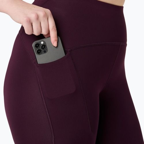 Legginsy do biegania damskie ASICS Road High Waist Tight dark aubergine