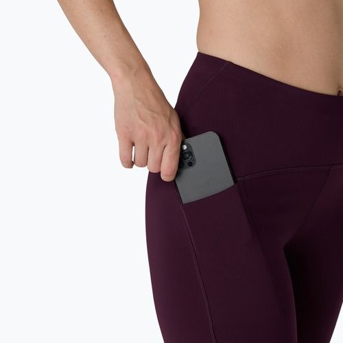 Spodenki do biegania damskie ASICS Road High Waist 8IN Sprinter dark aubergine