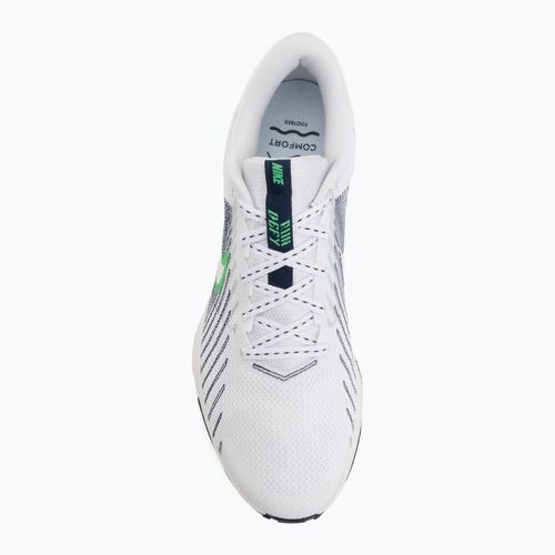 Buty do biegania męskie Nike Run Defy white/midnight navy/green spark