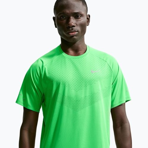 Koszulka do biegania męska Nike Stride green spark