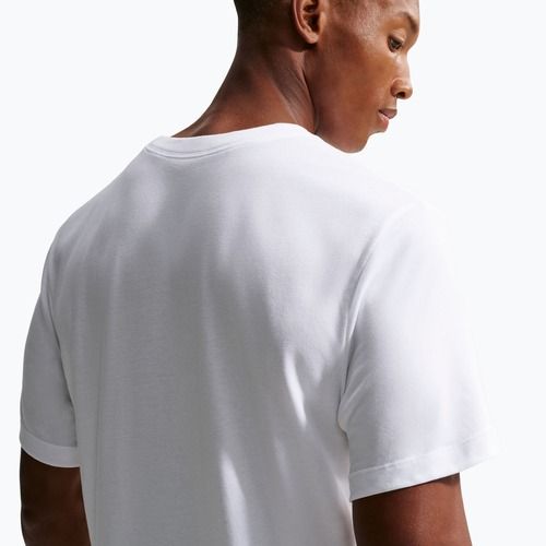 Koszulka do biegania męska Nike Dri-Fit Running T-Shirt white/green spark