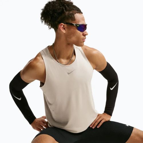 Koszulka do biegania męska Nike Stride cream Ii/sail