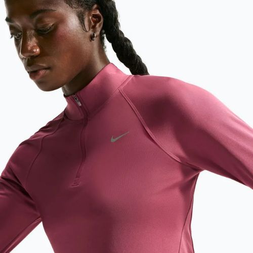Bluza do biegania damska Nike Tempo Dri-Fit 1/4 Zip pink smoke