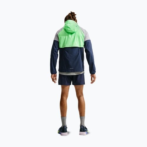 Kurtka do biegania męska Nike Impossibly Light Windrunner midnight navy/illusion green/wolf grey