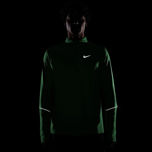 Bluza do biegania męska Nike Miler Dri-Fit UV 1/2 Zip illusion green